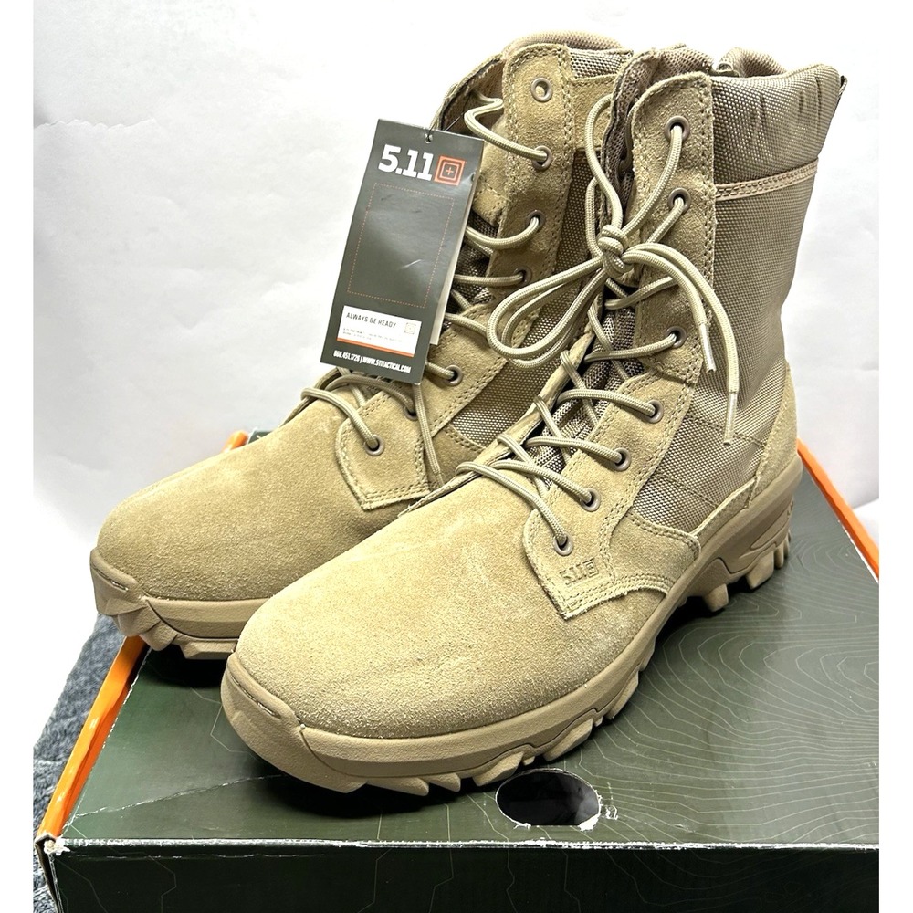 5.11 Tactical 12337 Speed 3.08" Desert Coyote Men's size 14.0R Boots